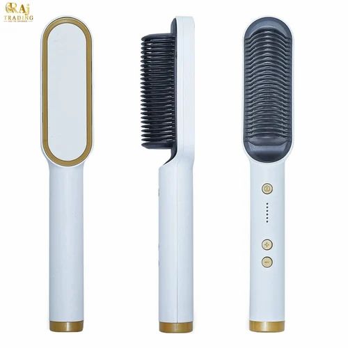 Hair Straightener Comb Brush