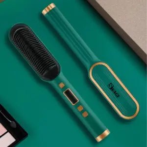 Hair Straightener Comb Brush