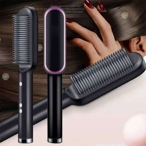 Hair Straightener Comb Brush