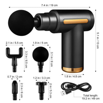 Smart Fascia Massager Gun Mini Rechargeable